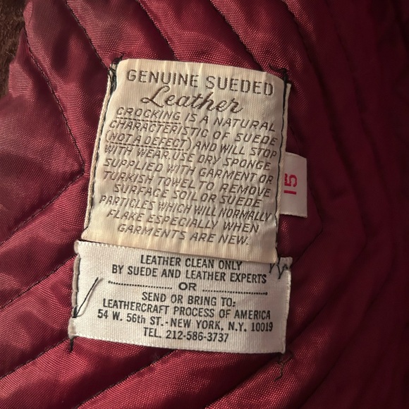 Vintage 1970s Suede Penny Lane Coat with Fur Trim - Picture 3 of 14